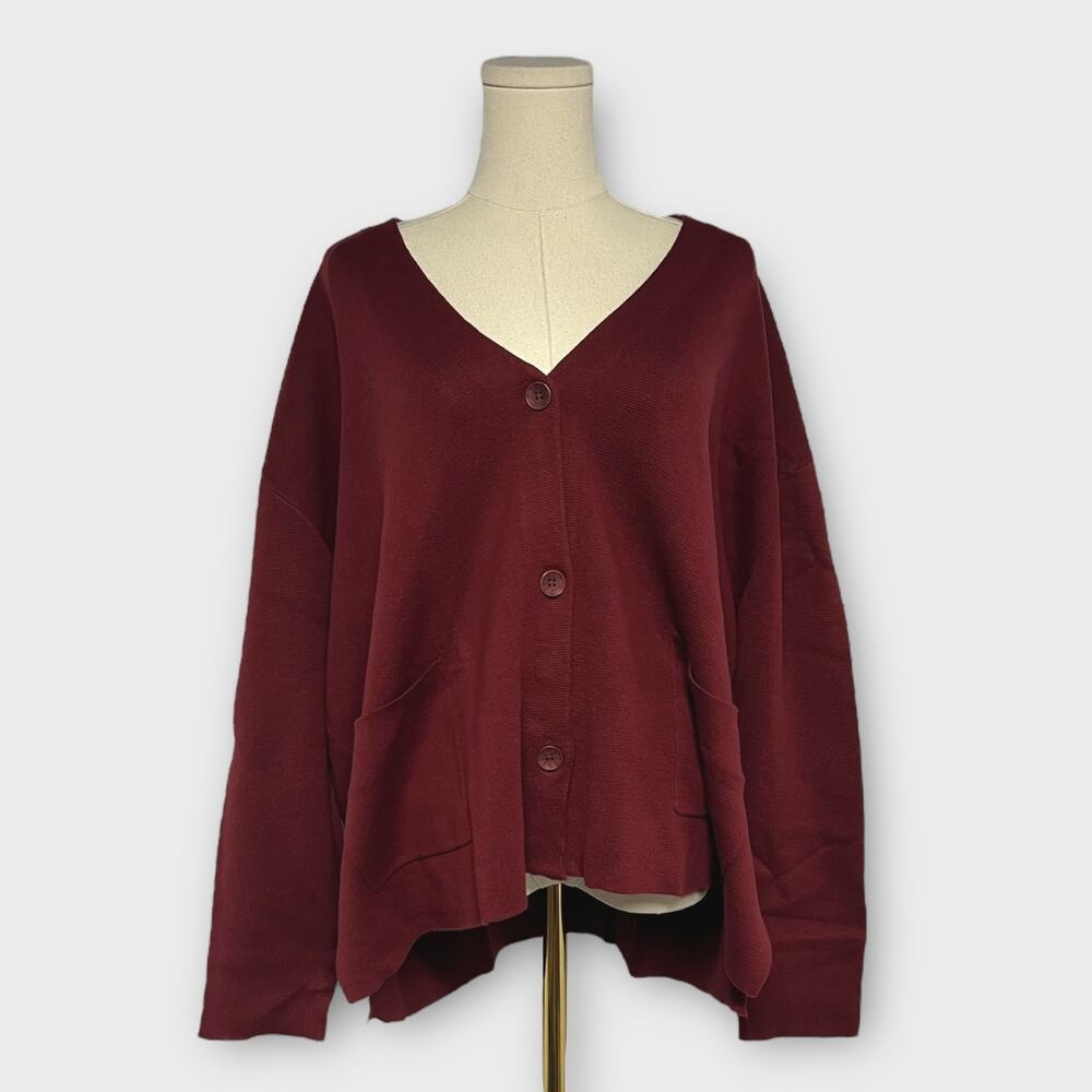 Michael Stars Milano V-neck Dolman Cardigan Size Large NEW